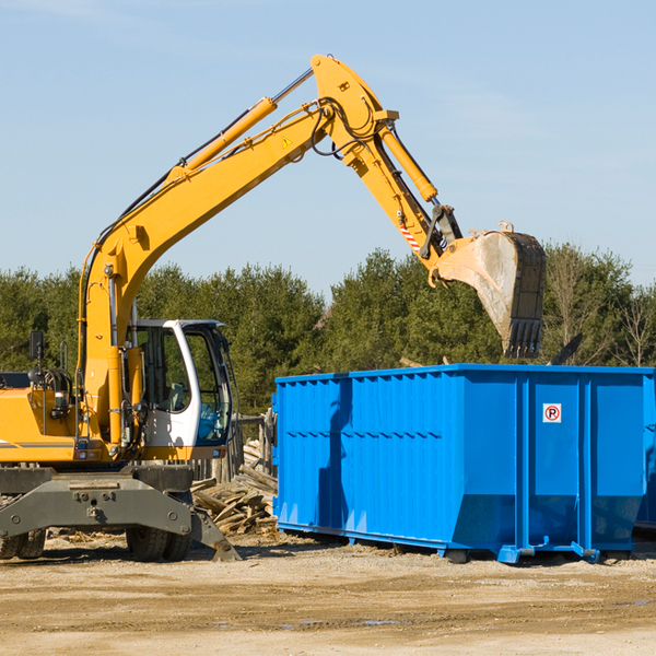 what are the rental fees for a residential dumpster in Teays West Virginia